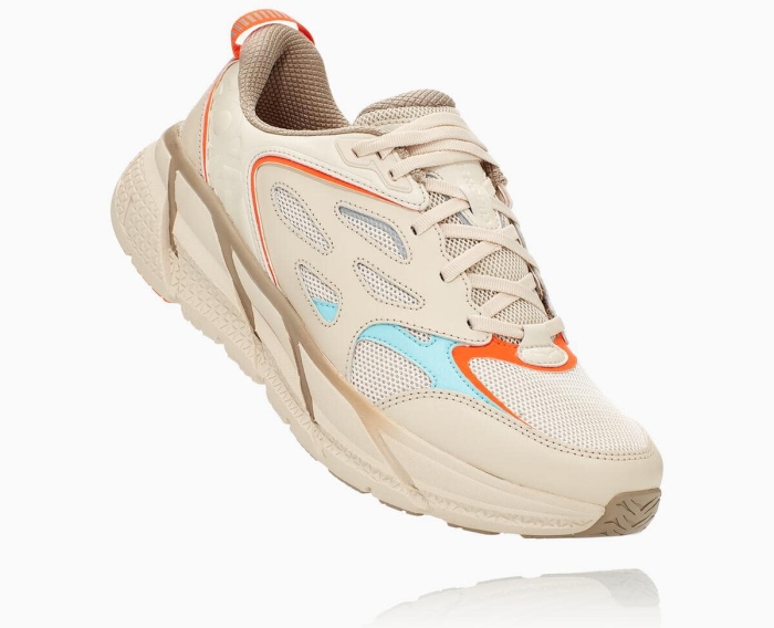 Hoka Løpesko Asfalt Salg - HOKA ONE ONE Clifton Herre Almond [NO-82BSDV]